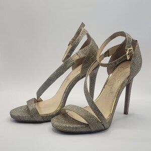 Jessica Simpson Gold Stiletto  High Heels